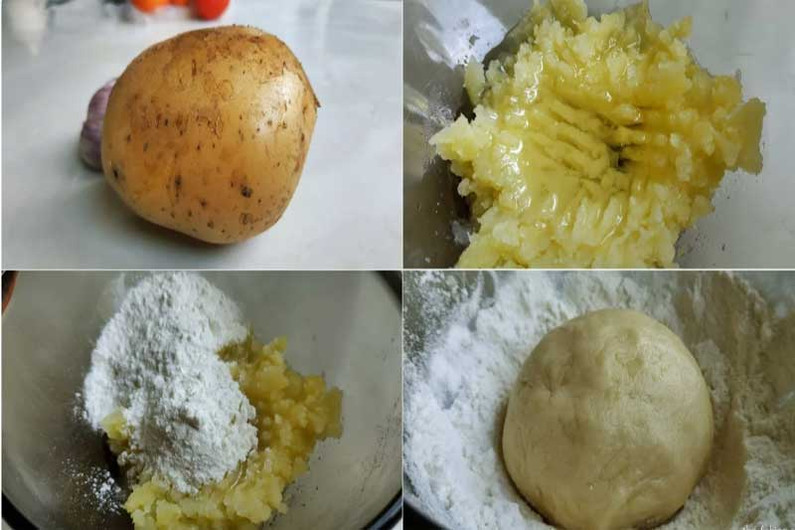 Делаем картофельное тесто