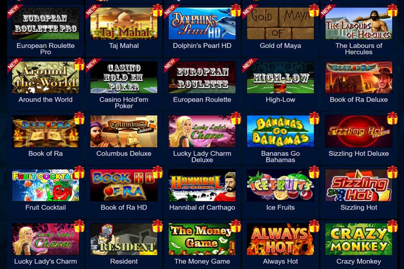 Игровые автоматы казино Вулкан с демо версиями