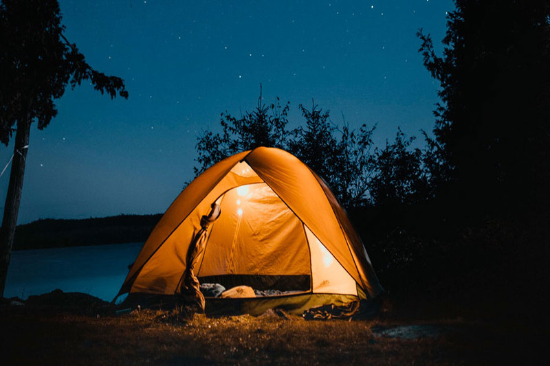 Походные палатки для ночной рыбалки