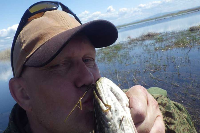 Ловля змееголова на озере Ханка. Фото 5