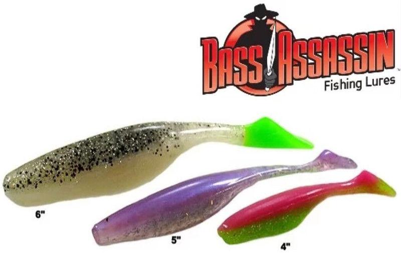 Виброхвост Bass Assassin Turbo Shads 4