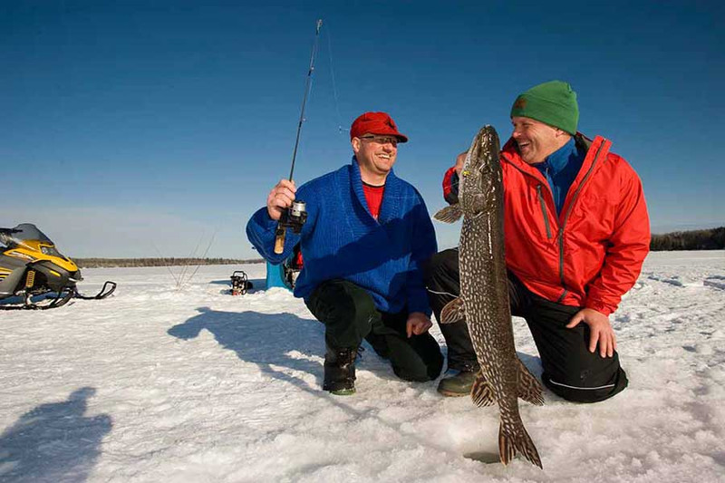зимняя рыбалка с жерлицами на щуку