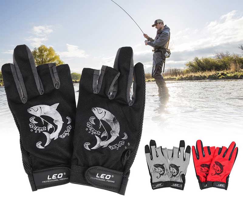 Перчатки без пальцев для зимней рыбалки