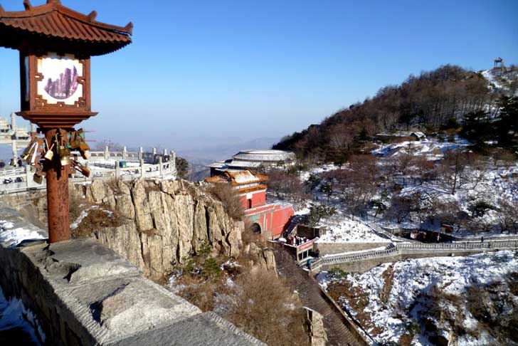 Место паломничества к священной горе Китая