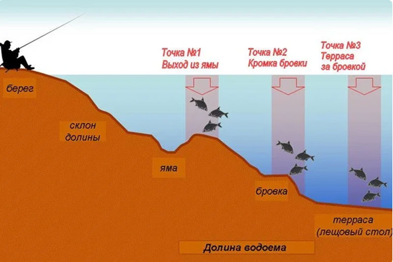 Лучшие точки для ловли леща