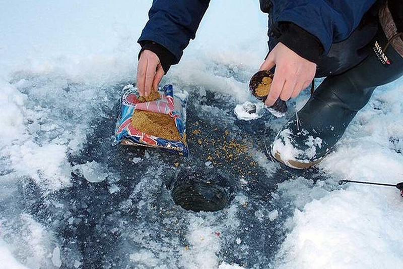 4 лучших совета для зимней рыбалки: Прикормка