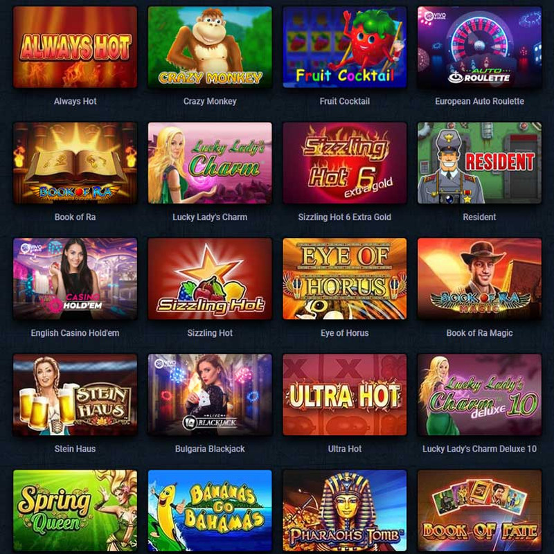 Онлайн-казино Вулкан: топ-5 популярных игровых автоматов