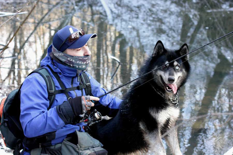 Голавль на ВОБЛЕР в Феврале. Фото 1