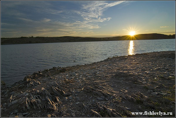 Рыбалка на Ириклинском водохранилище, Оренбургская область