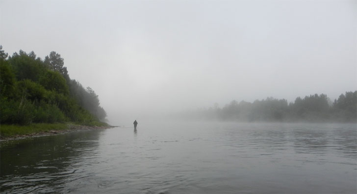 Рыбалка на реке Ушаковка