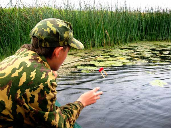 Жерлица по воде и по льду